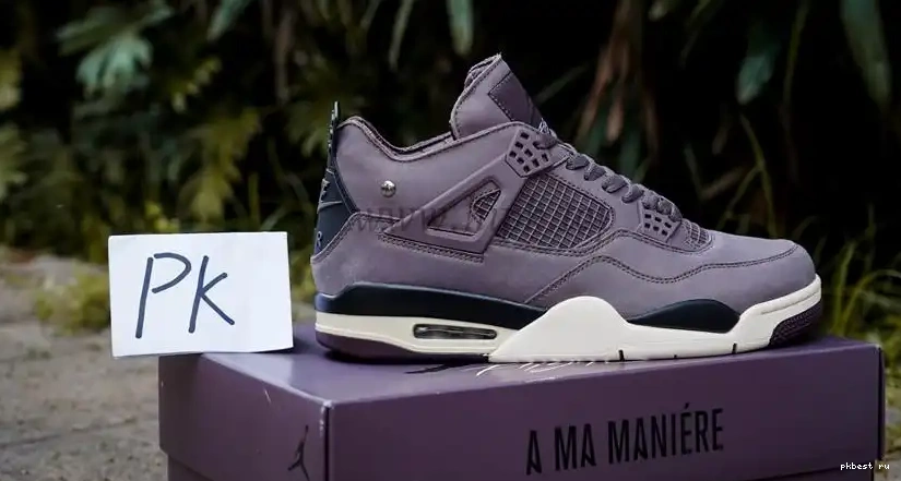 Ore GOD MATERIALS Ma 4 Violet A RETAIL TO PK Retro SHIP Jordan READY Maniére 0521